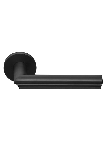 Formani Formani deurkrukken "ECLIPSE" DR102-G  geveerd  mat zwart
