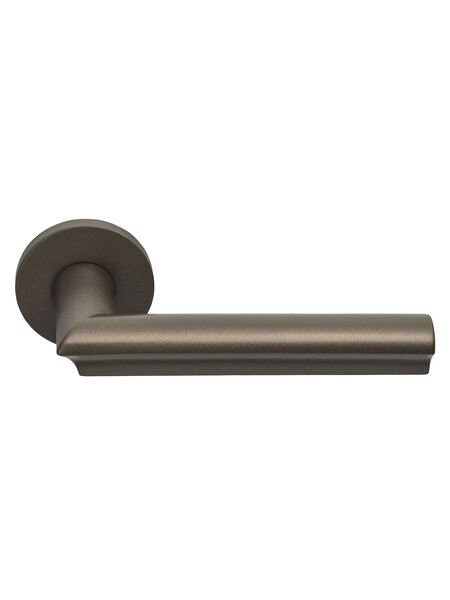 Formani Formani deurkrukken "ECLIPSE" DR102-G  geveerd  brons