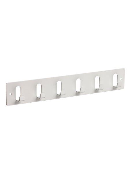 I.B.E. Witte kapstok met 6 haken 360 mm