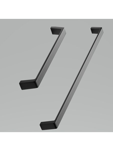 Furnipart Meubelgrepen SEAM in U-vorm - zwart