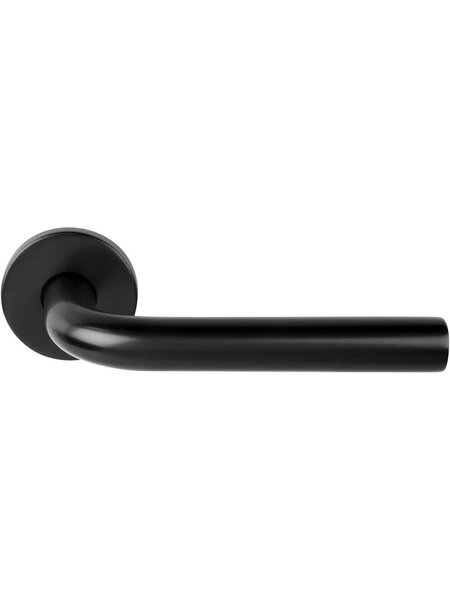 Formani Deurkruk Basics LBIII-19 geveerd op rond rozet PVD gunmetal