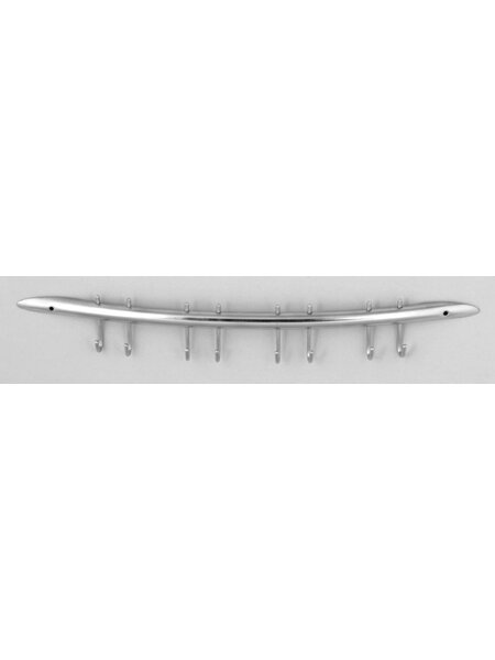 I.B.E. Kapstok 425 mm RVS 8 haken uitlopend