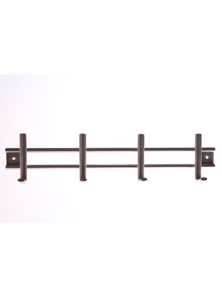 I.B.E. Kapstok 4 haaks 355 mm breed RVS