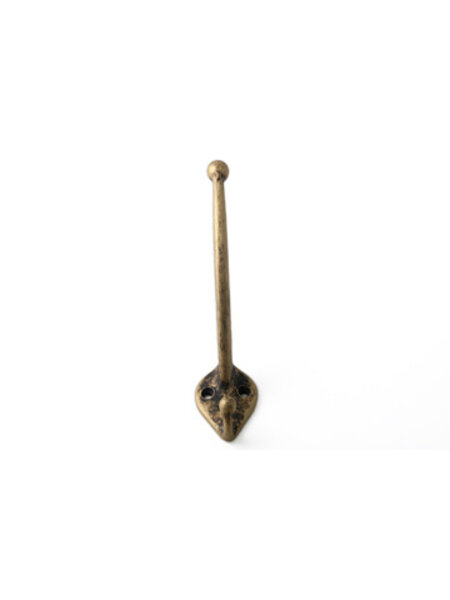I.B.E. Hoed-/ jashaak 130 mm hoog  Antiek brons