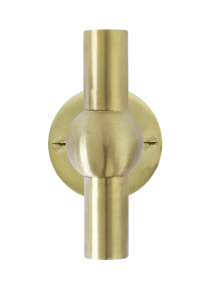 Dauby Vaste deurknop COPGRAND "T"/60F geborsteld messing