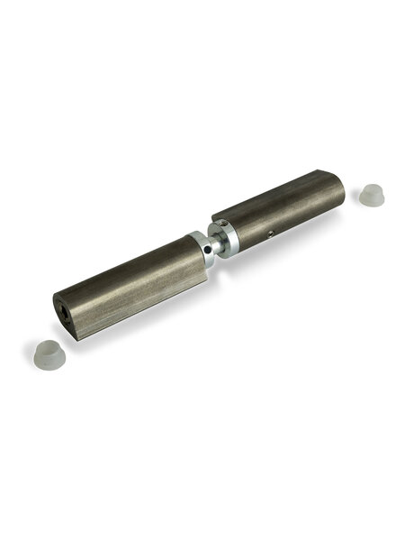 Dulimex Aanlaspaumelles/ 3D verstelbaar/stalen pen en ring /160x22 mm/Blank staal/ per stuk