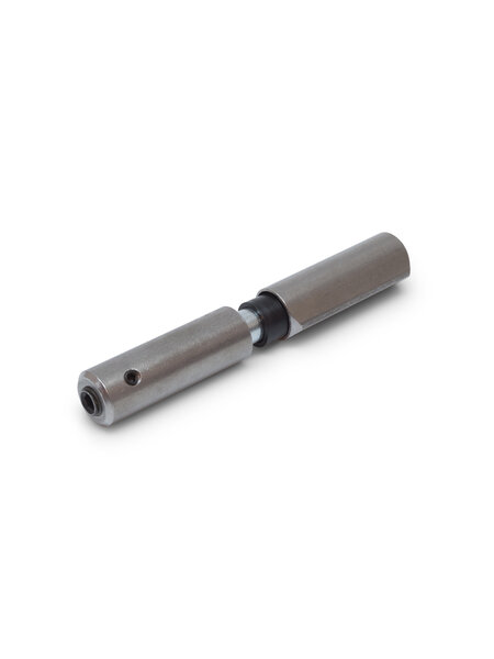 Dulimex Aanlaspaumelles/verstelbaar/stalen pen zonder ring/150x22 mm/Blank staal/12 stuks