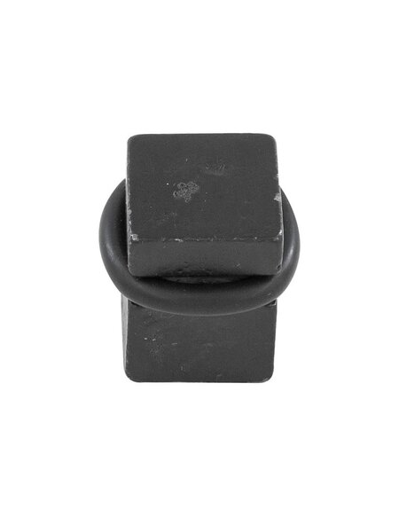 Dauby Zwarte deurstop verouderd ijzer - 25x25x32mm