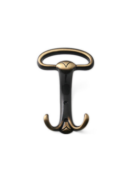 I.B.E. Hoed-/ jashaak 150 mm hoog uit zamac verbronsd