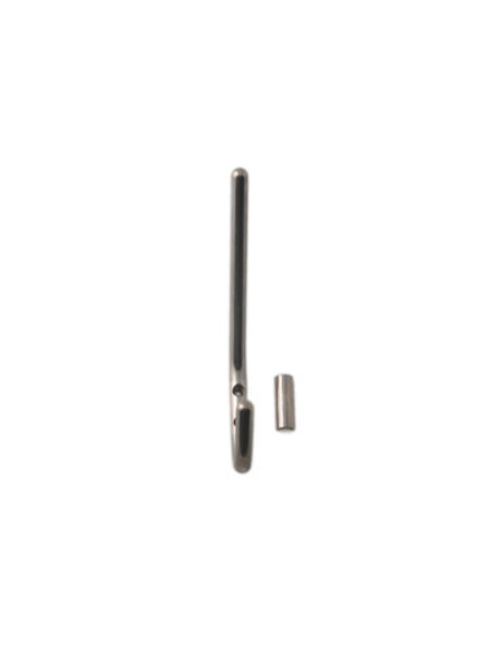 I.B.E. Hoed-/jashaak 150 mm hoog glanzend nikkel