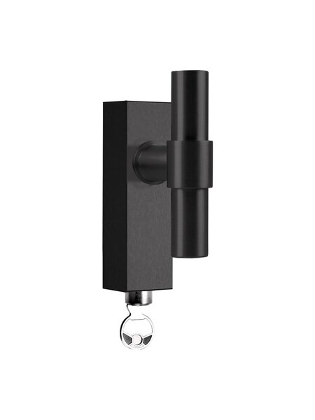 Formani Afsluitbare raamkruk Piet Boon ONE PBT20-DKLOCK - Zwart PVD