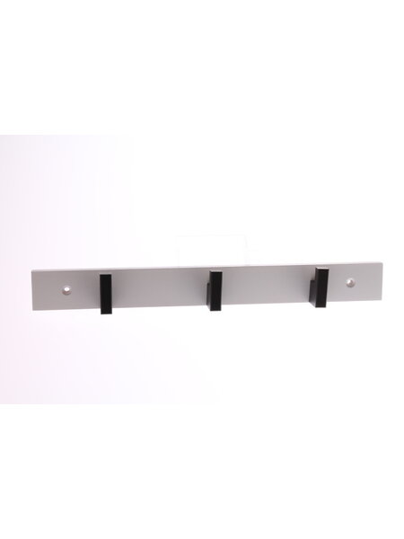 I.B.E. Plankkapstok met 3 haken uit eik 320 mm breed Wit
