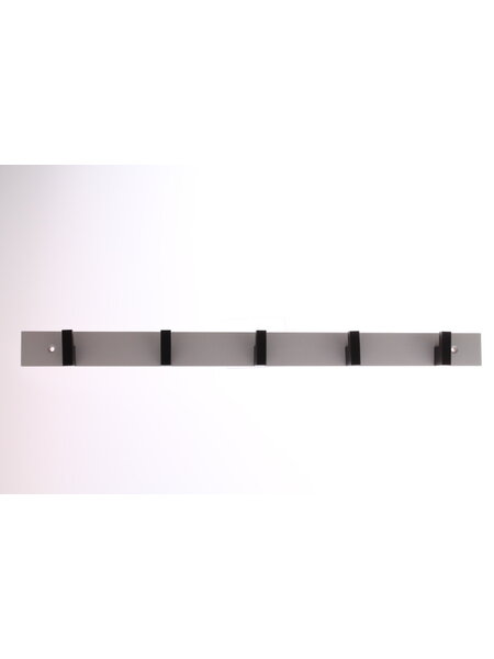 I.B.E. Plankkapstok met 5 haken uit eik 480 mm breed Wit