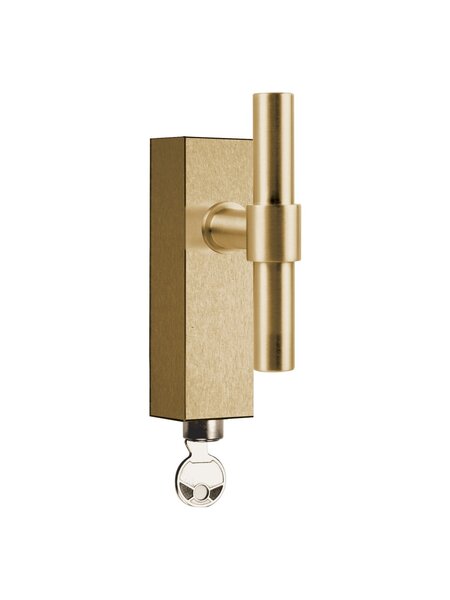 Formani Afsluitbare raamkruk Piet Boon ONE PBT15-DKLOCK - Goud PVD