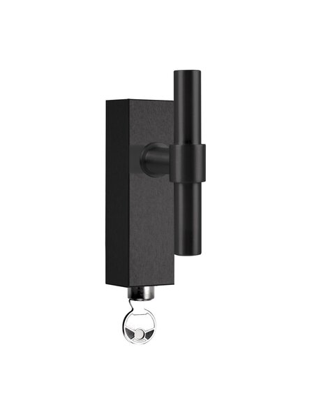 Formani Afsluitbare raamkruk Piet Boon ONE PBT15-DKLOCK - Zwart PVD