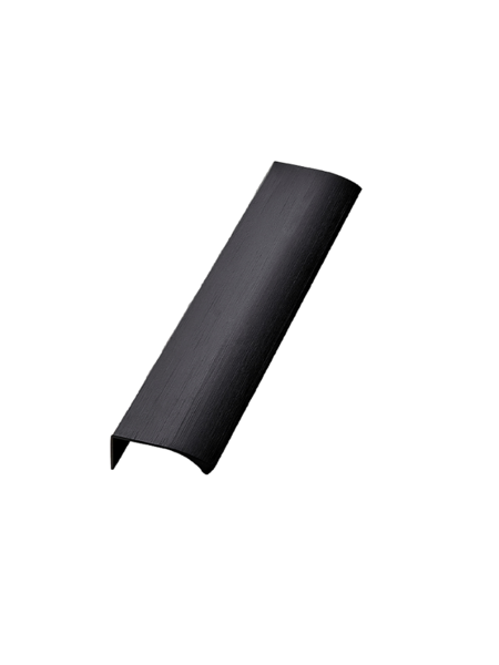 Furnipart Hoekgreep EDGE STRAIGHT mat zwart