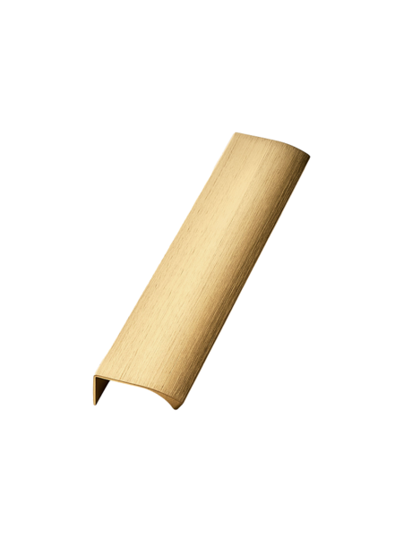Furnipart Hoekgreep EDGE STRAIGHT messing geborsteld