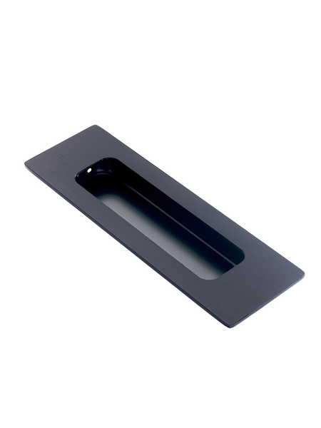 Dulimex Rechthoekige schuifdeurkom 120x40 mm – Geborsteld zwart