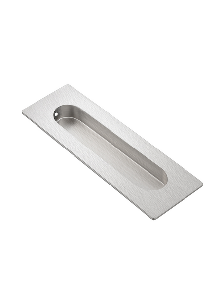 Dulimex Rechthoekig-ovale schuifdeurkom 180x60 mm – Inox geborsteld