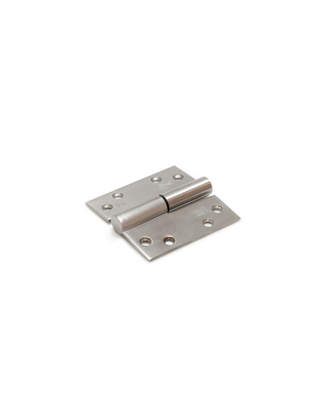 Dulimex RVS  paumelle met rechte hoeken 89x89 mm SKG*** DIN links (belgisch rechts)