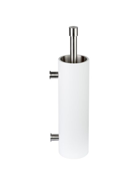 Formani Formani toiletborstel wand Piet Boon ONE PB303 - RVS / Wit Corian