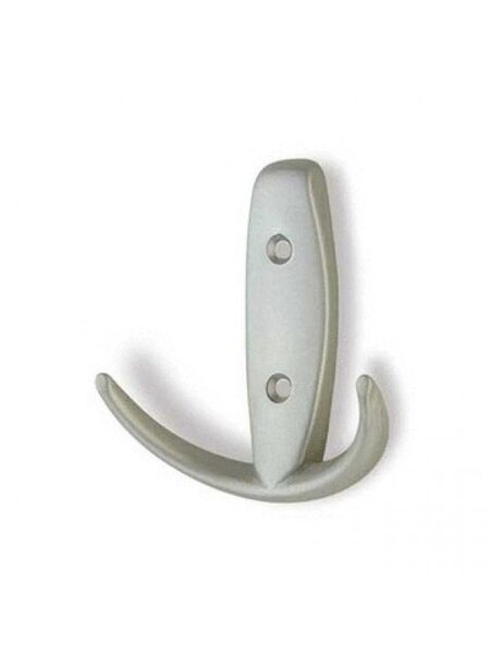 I.B.E. Jashaak dubbel 2- gaats 73 mm breed aluminium kleur