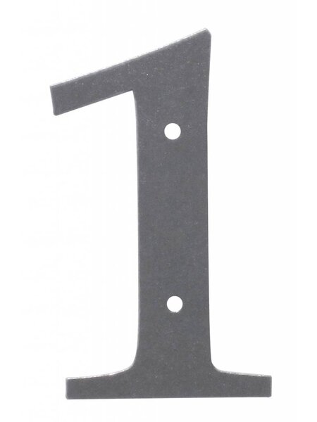 HDD Huisnummer 1 ijzer