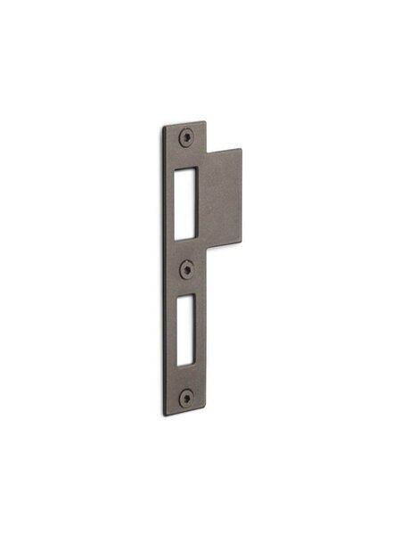 Formani Rechte sluitplaat sleutel- cilinderslot 127x24 mm - Brons