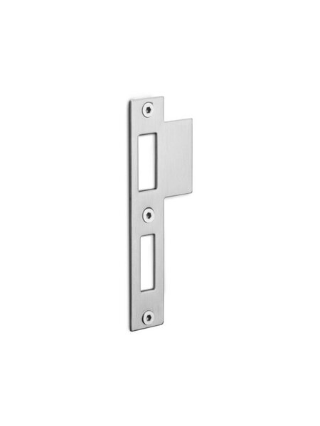 Formani Sluitplaat sleutel- cilinderslot 127x24 mm - Mat RVS
