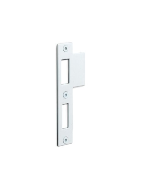 Formani Sluitplaat sleutel- cilinderslot 127x24 mm - Wit