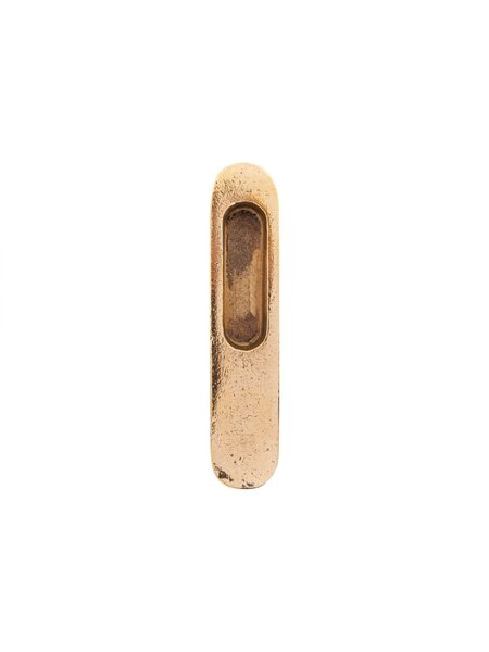 Dauby Schuifdeurkom Backplate PSLD ruw brons gepolijst