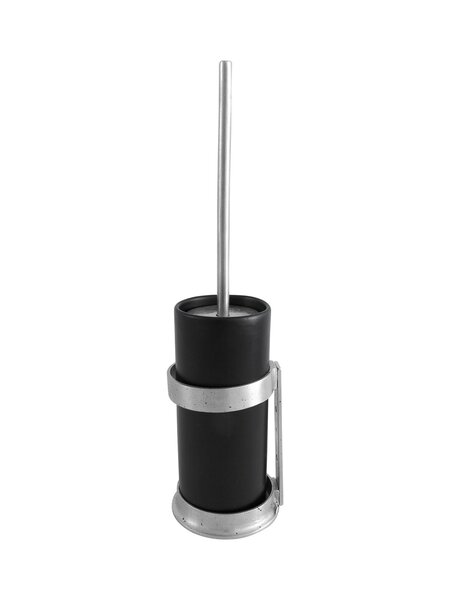 Dauby Dauby toiletborstelhouder "Black pot" mat wit brons (WBS)