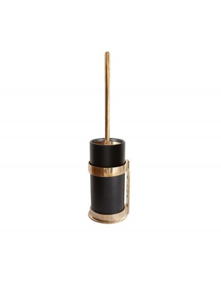 Dauby Dauby toiletborstelhouder "Black pot" ruw brons gepolijst (RBP)
