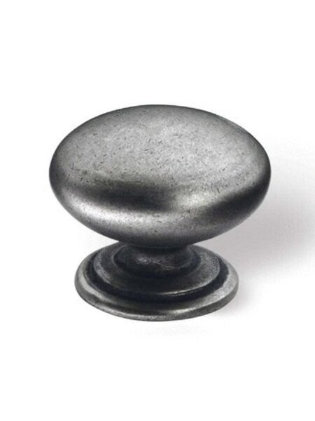 I.B.E. Ronde meubelknop Ø 32 mm Antiek zilver