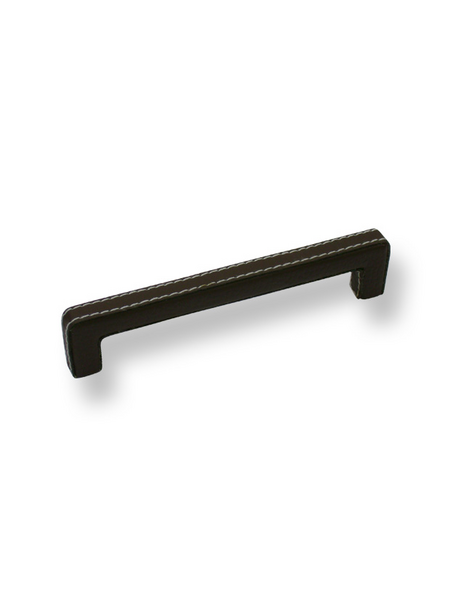 I.B.E. Meubelgreep U- vorm - 128 mm - Bruin leer