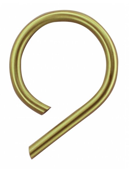 HDD Huisnummer 9 mat goud rond