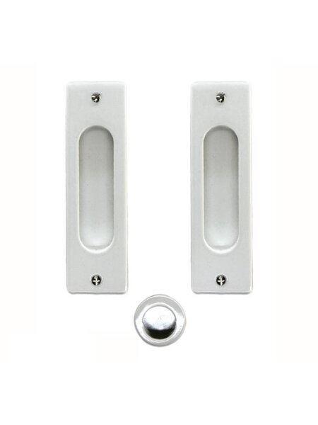 HDD Schuifdeurkom Carre rechthoek/ovaal per set wit
