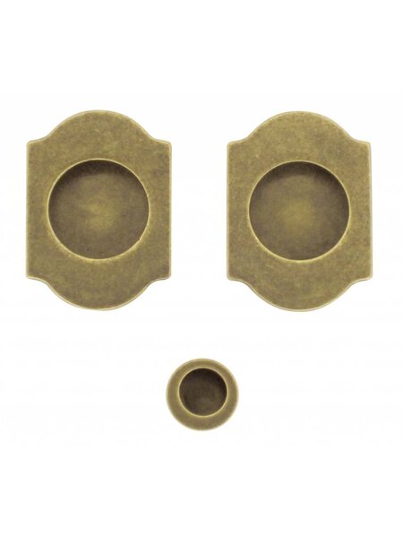 HDD Retro schuifdeurkom Carre Old yellow per set