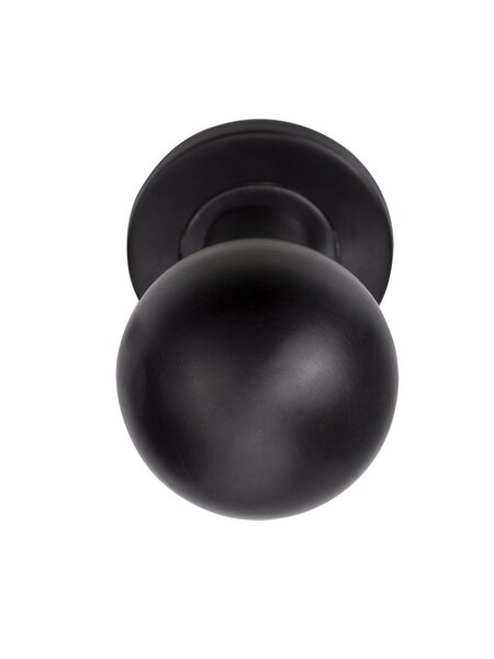 Formani Draaibare bolvormige voordeurknop BASICS LB501D - Gunmetal PVD