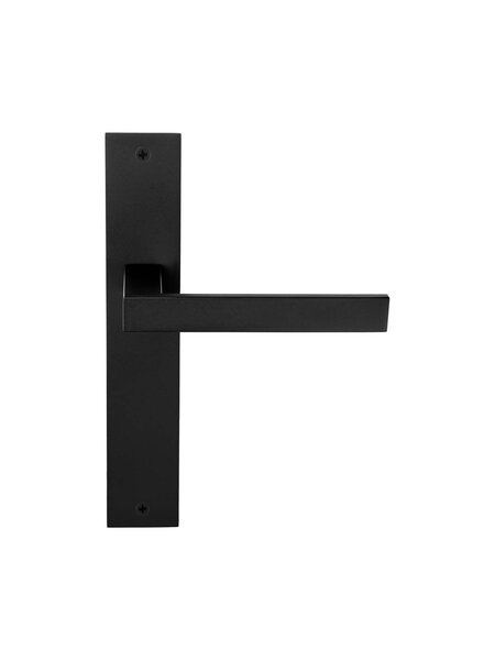 Formani Deurklinken SQUARE LSQ2P236SFC op schild - Mat zwart
