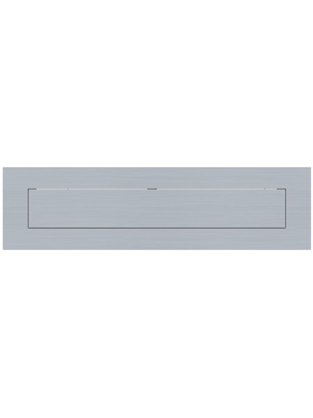 Formani Brievenbusklep Galaxy 400x100x2mm - Geborsteld Roestvrij staal AISI316