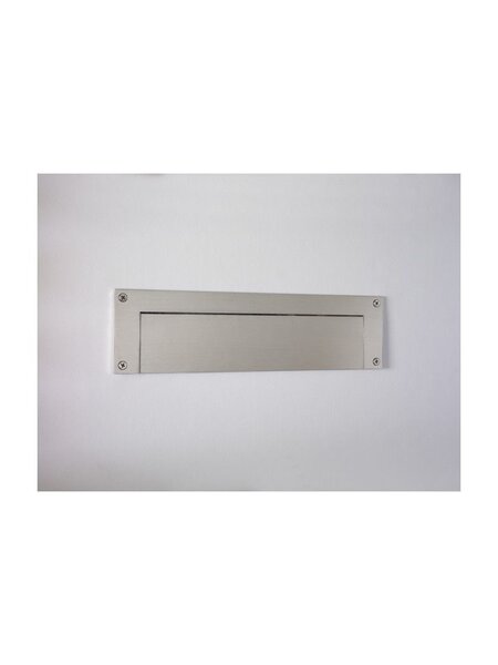 Formani Binnenklep voor brievenbus Galaxy 400x100x2mm - Geborsteld Roestvrij staal AISI316