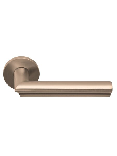 Formani Formani deurkrukken "ECLIPSE" DR102-G  geveerd - Licht brons PVD
