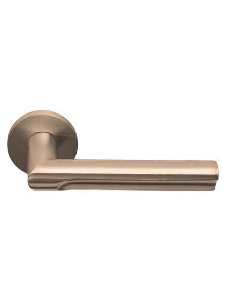 Formani Formani deurkrukken "ECLIPSE" DR103-G  geveerd - Licht brons PVD