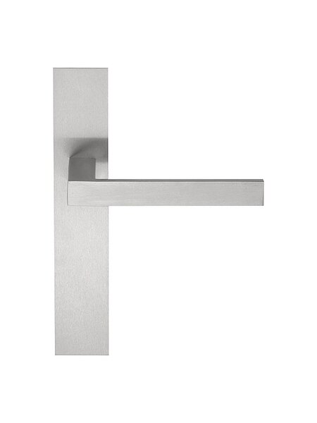 Formani Deurklinken SQUARE LSQ2P236SFC op schild - Mat RVS
