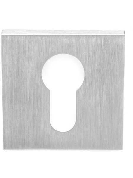Formani 1 Cilinderplaatje square LSQBY50  vierkant - PVD mat RVS