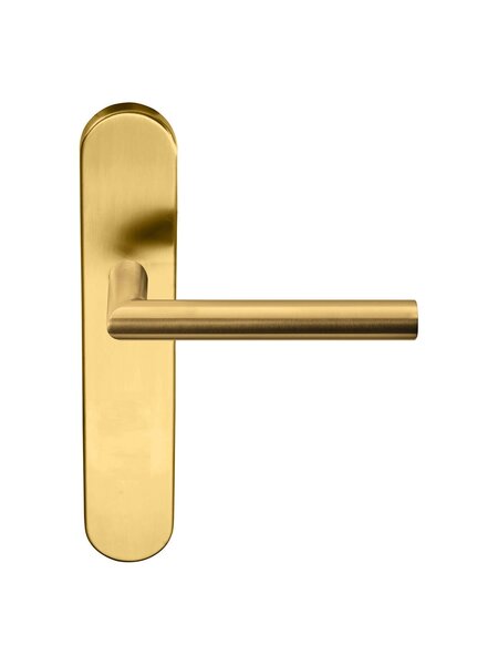 Formani Deurklinken Basics LB2-19P13SFC op blind schild - PVD mat goud