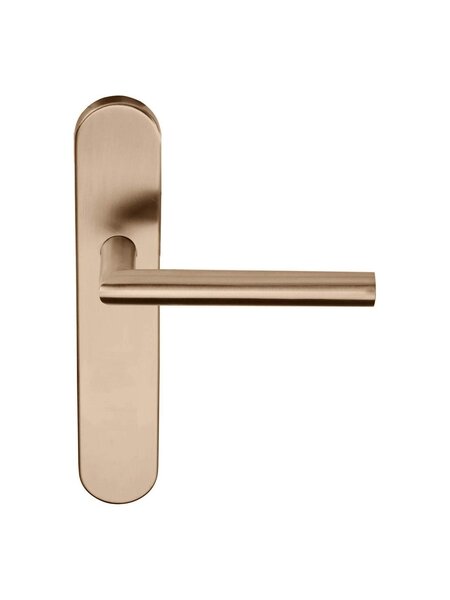 Formani Deurklinken Basics LB2-19P13SFC op blind schild - PVD licht brons