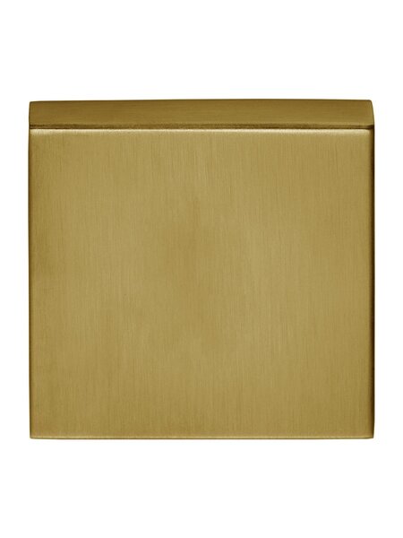 Formani 1 Basics BSQB53 blind plaatje 10 mm - vierkant - PVD mat goud