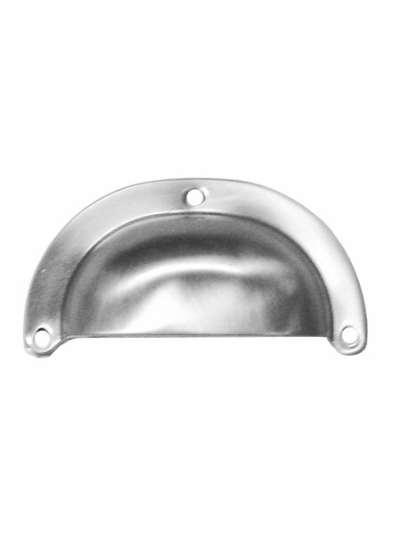 HDD RVS Meubelgreep Schelp modern